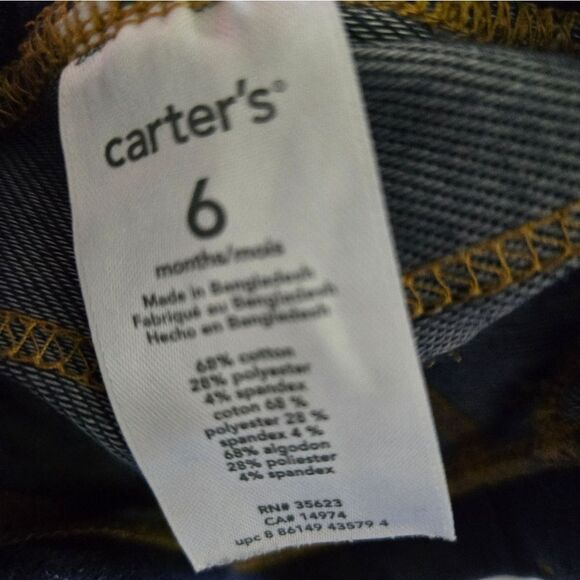 3/$10 Carter's Leggings Size 6 M - Picture 3 of 3